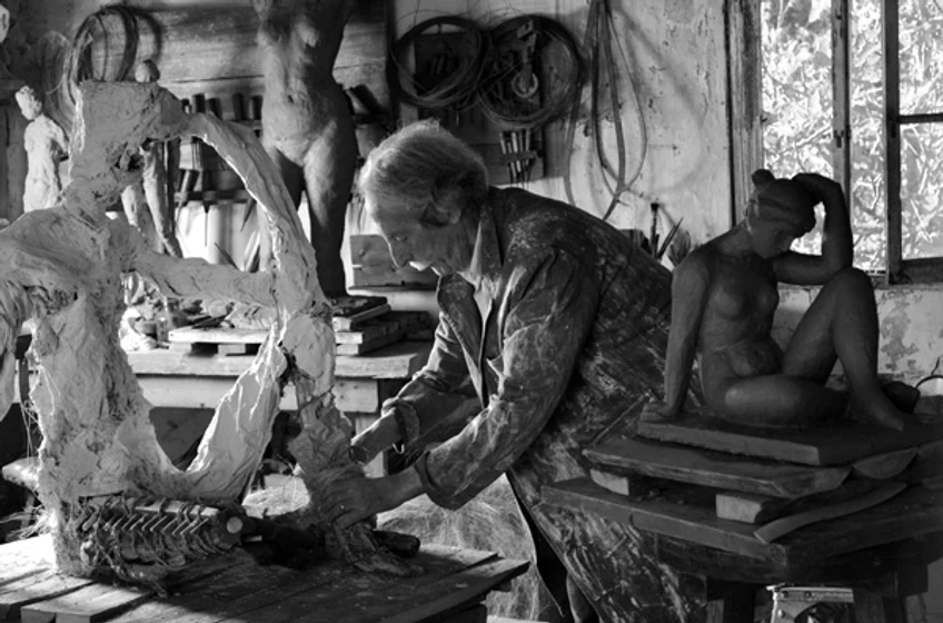 Jean Rochefort en el-artista-y-la-modelo