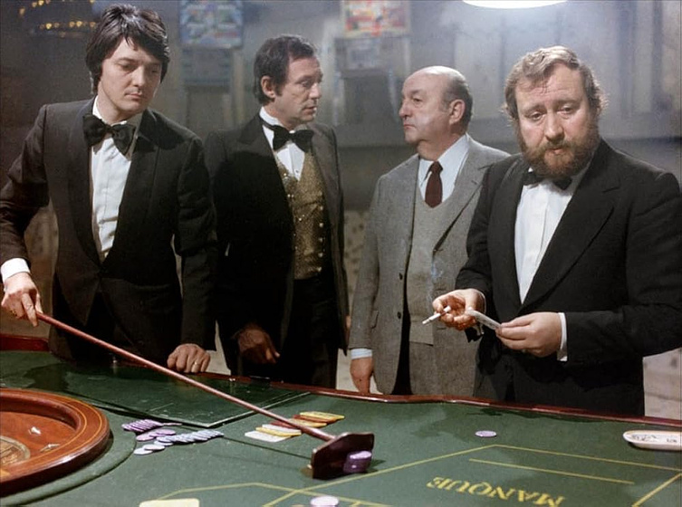 Maurice Ronet y Bernard Blier en nuit-d-or