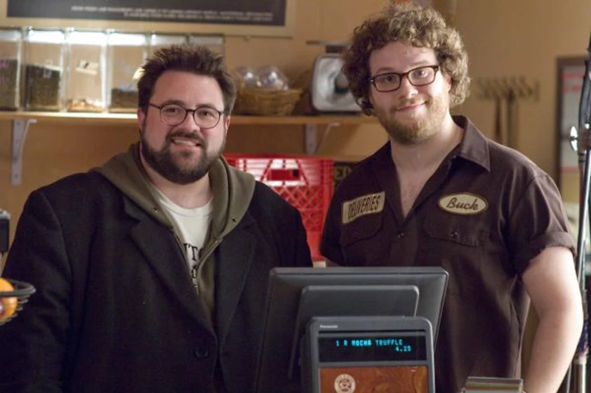 Kevin Smith y Seth Rogen en hacemos-una-porno