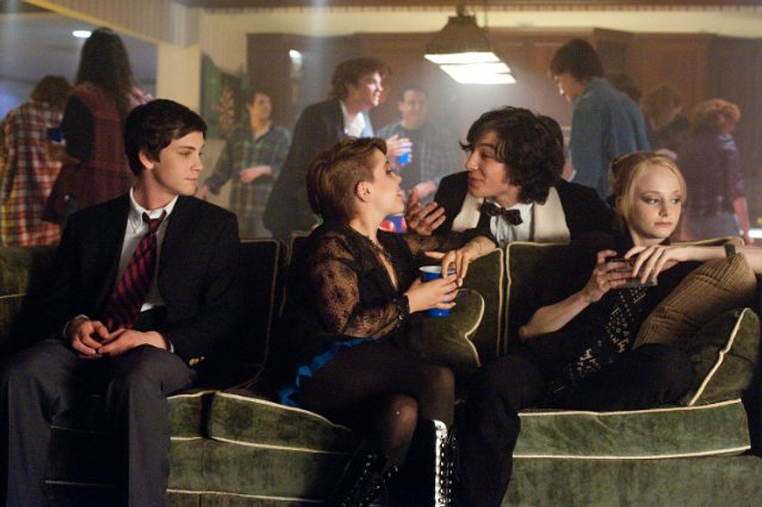 Mae Whitman, Logan Lerman y Ezra Miller en Las Ventajas de Ser un Marginado