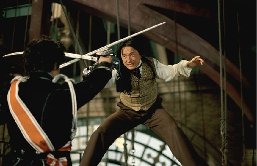 Jackie Chan en Los Rebeldes de Shanghai