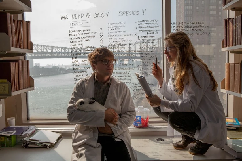 Michael Pitt y Brit Marling en origenes