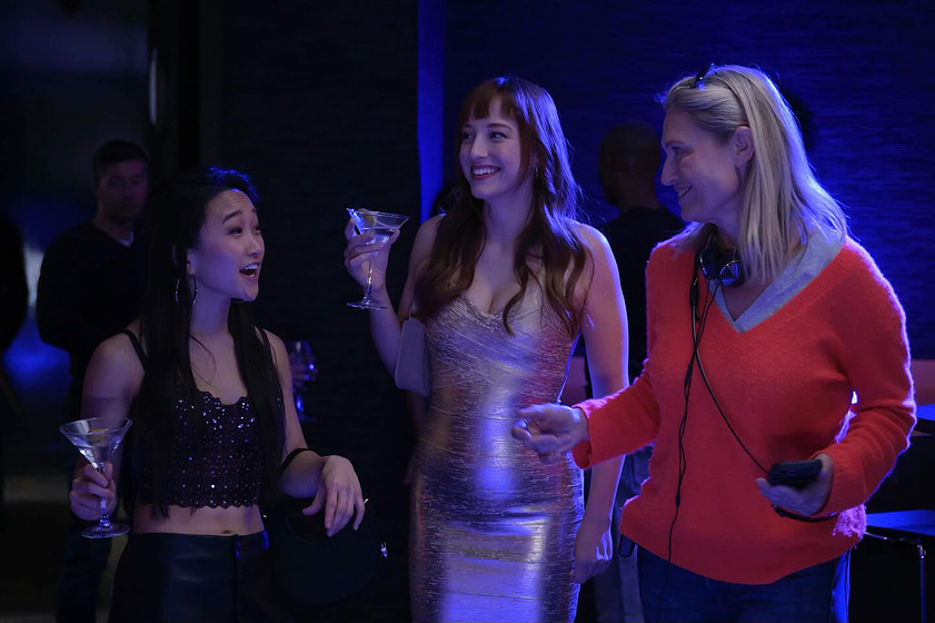 Kelli Berglund, Cathy Ang y Abbey May en Wallbanger