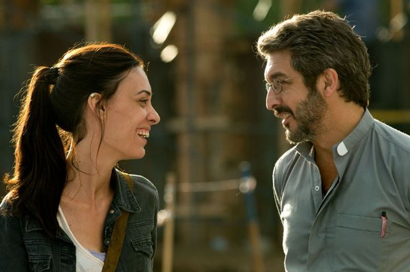 Ricardo Darín y Martina Gusman en Elefante Blanco (2012)