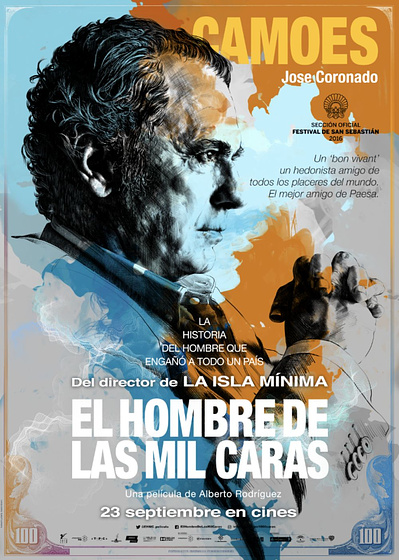 Imagen de El Hombre de las Mil Caras (Cartel personajes español)