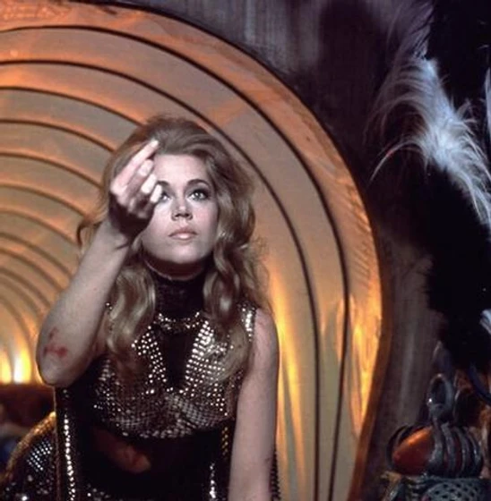 Jane Fonda en barbarella-la-venus-del-espacio