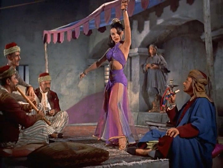 Debra Paget en La Princesa del Nilo