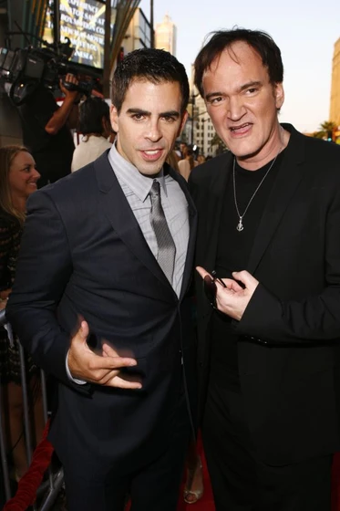 Quentin Tarantino y Eli Roth en malditos-bastardos (Premiere en Los Angeles. Agosto 2009)