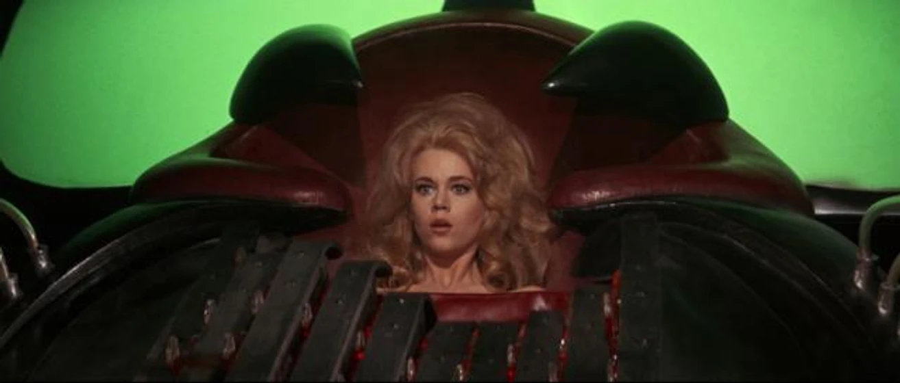 Jane Fonda en Barbarella, la Venus del Espacio