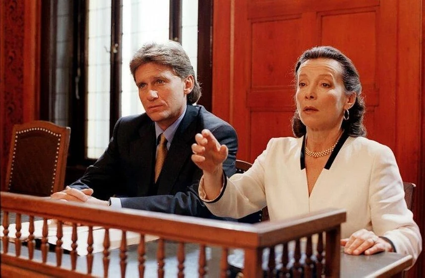 Krista Stadler y Rainhard Fendrich en frohlich-geschieden