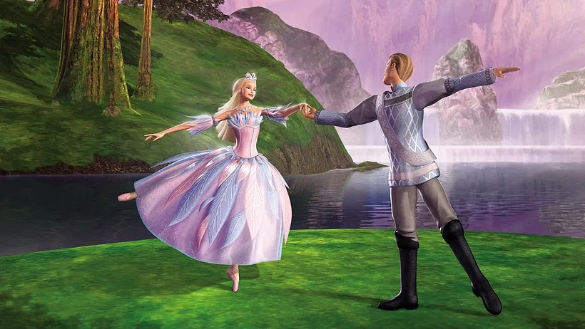 Imagen de Barbie en El lago de los cisnes