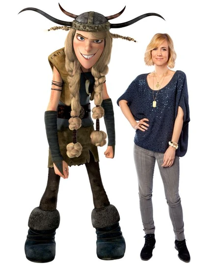 Kristen Wiig en como-entrenar-a-tu-dragon