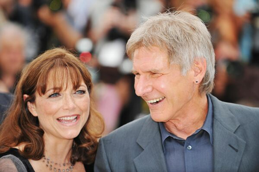 Harrison Ford [I] y Karen Allen en Indiana Jones y el Reino de la Calavera de Cristal (Photocall en Cannes. Mayo 2008)