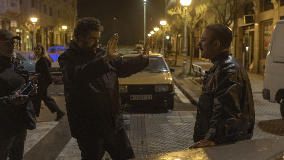 Daniel Calparsoro y Javier Gutiérrez en el-confidente-2027 (Rodaje)