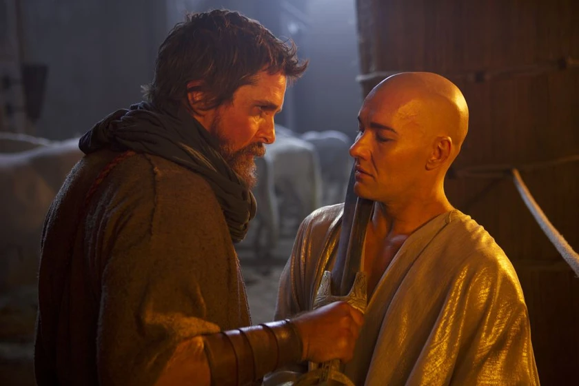 Christian Bale y Joel Edgerton en exodus-dioses-y-reyes