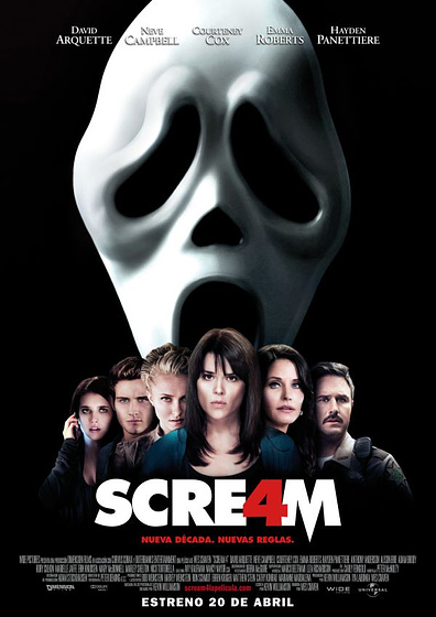 Imagen de Scream 4 (Cartel)