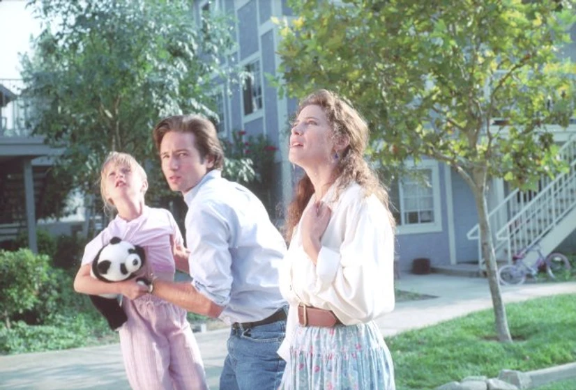 David Duchovny y Mimi Rogers en el-despertar-de-sharon