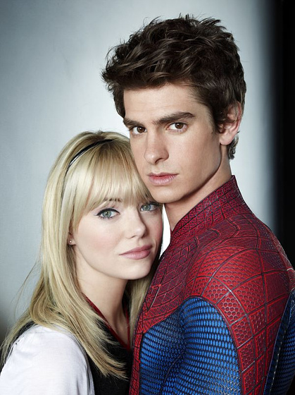 Andrew Garfield y Emma Stone en The Amazing Spider-Man