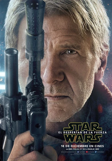 Imagen de Star Wars: Episodio VII. El Despertar de la Fuerza (Cartel personajes español)
