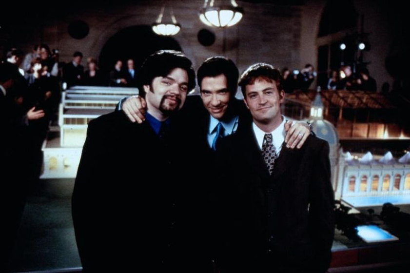 Matthew Perry, Dylan McDermott y Oliver Platt en Tango para tres