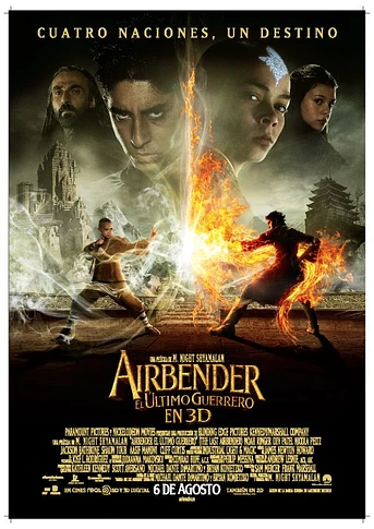Poster de Airbender. El último guerrero