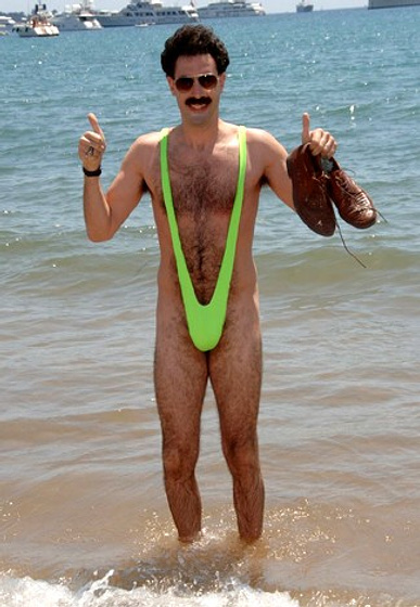 Sacha Baron Cohen en Borat: El Segundo Mejor Reportero del Glorioso País Kazajistan Viaja a América