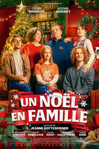 Poster de Navidad en Familia