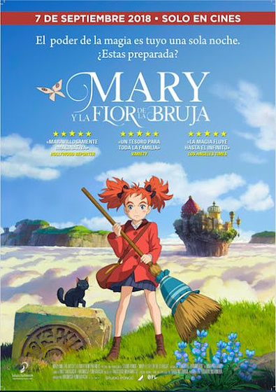Imagen de Mary y la flor de la bruja (Cartel español)
