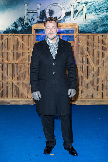 Russell Crowe en Noé (Premiere en Moscú. Marzo 2014)