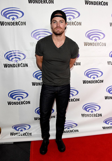 Stephen Amell en Ninja Turtles. Fuera de las Sombras (Presentación en Los Angeles. Marzo 2016)