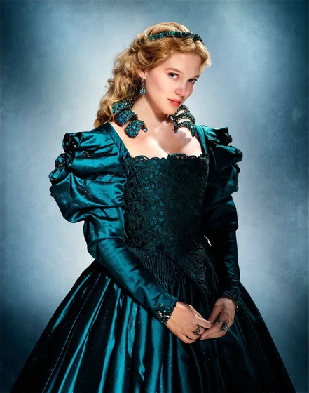 Léa Seydoux en la-bella-y-la-bestia-2014