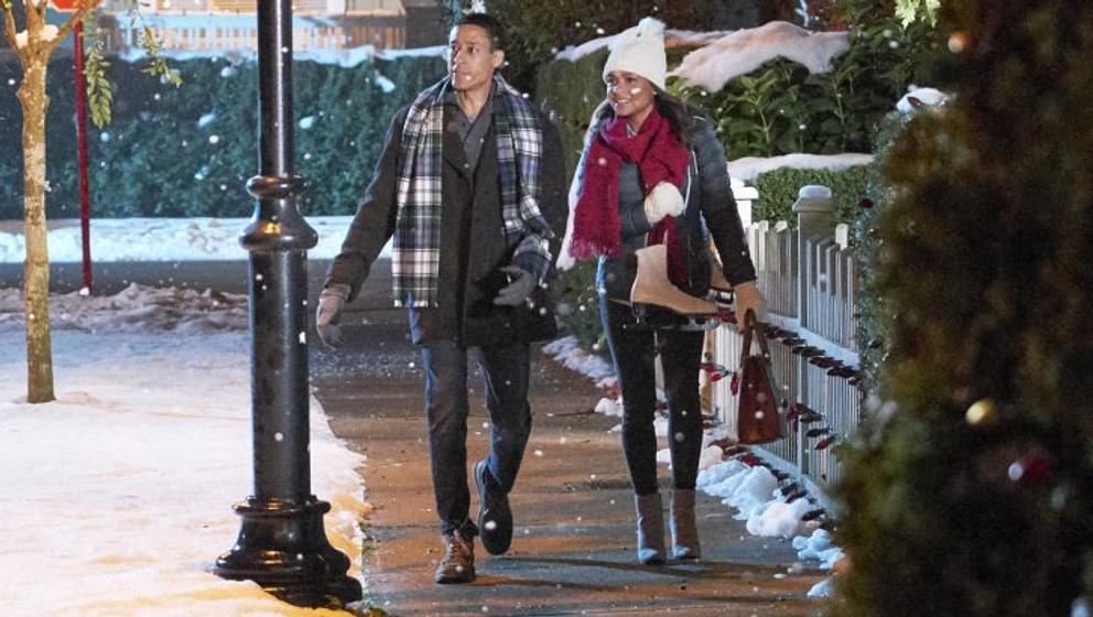 Christina Milian y Mark Taylor en Recuerdos de Navidad