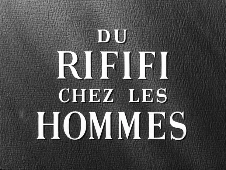 Imagen de Rififi (Títulos de crédito)
