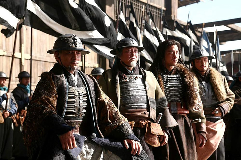 Sammo Hung Kam-Bo, Andy Lau y Andy On en three-kingdoms-resurrection-of-the-dragon