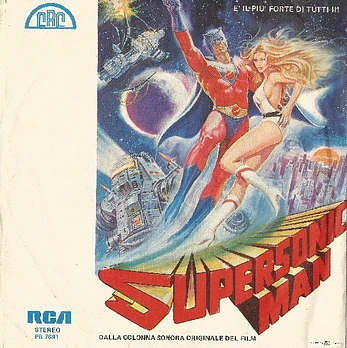 Carátula de la banda de sonido de Supersonic Man