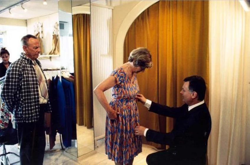 Rijk de Gooyer en el-vestido-1996