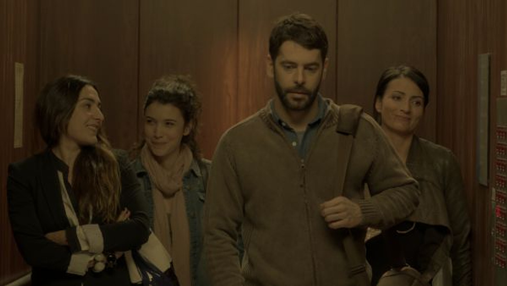 Eduardo Noriega [II], Candela Peña y Silvia Abril en Una Pistola en cada mano