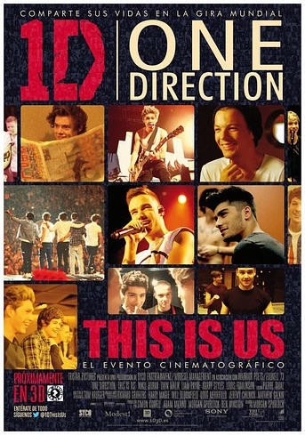 Poster de One Direction. This is Us