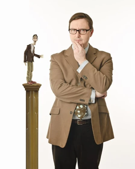 John Hodgman en los-mundos-de-coraline
