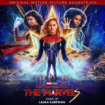 Carátula de la banda de sonido de The Marvels