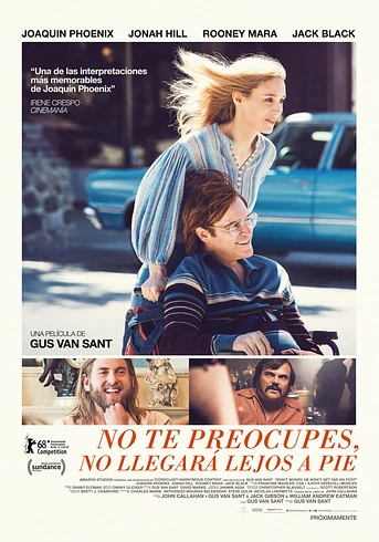 Poster de No te preocupes, no llegará lejos a pie