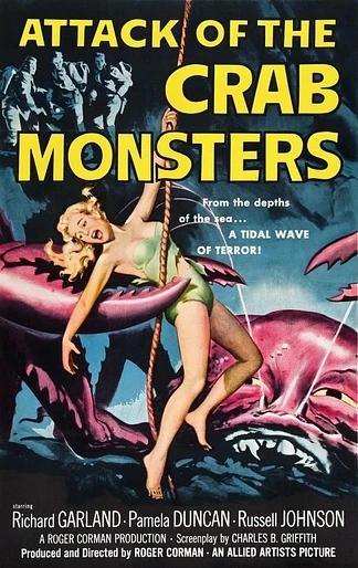 Poster de El Ataque de los cangrejos gigantes