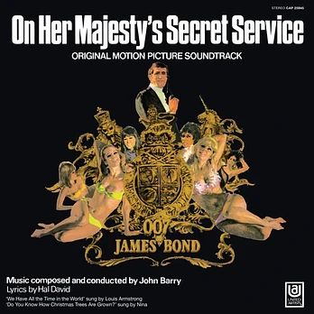 Carátula de la banda de sonido de 007 Al Servicio de su Majestad