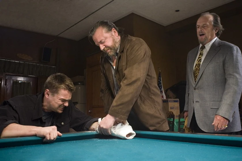Jack Nicholson y Leonardo DiCaprio en infiltrados