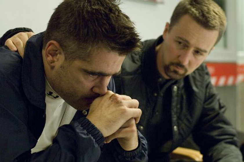 Edward Norton y Colin Farrell [I] en Cuestión de Honor