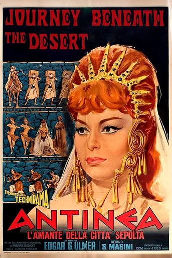Poster de Antinea, l'amante della città sepolta
