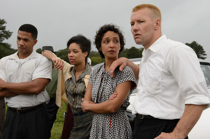 Joel Edgerton, Ruth Negga, Terri Abney y Will Dalton en Loving