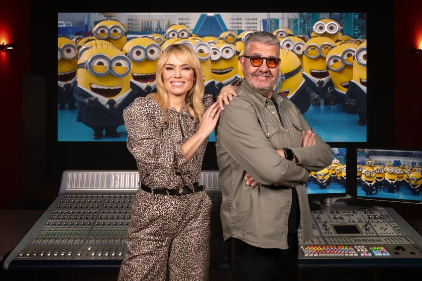 Florentino Fernández y Patricia Conde (II) en gru-4-mi-villano-favorito (Doblaje)