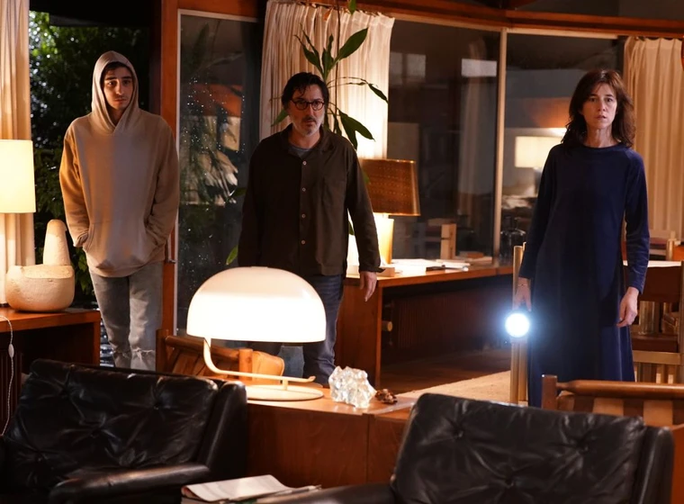 Charlotte Gainsbourg, Yvan Attal y Ben Attal en buenos-principios