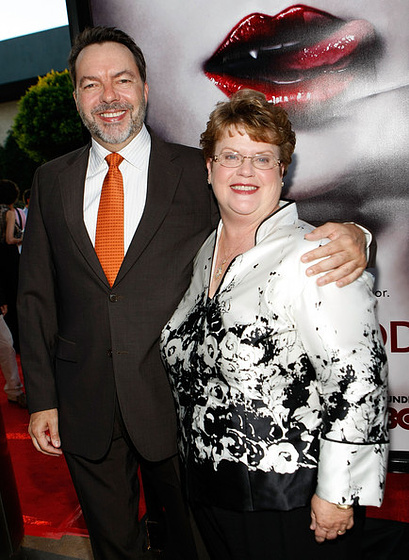 Alan Ball y Charlaine Harris en True Blood (Sangre fresca) (Premiere True Blood)